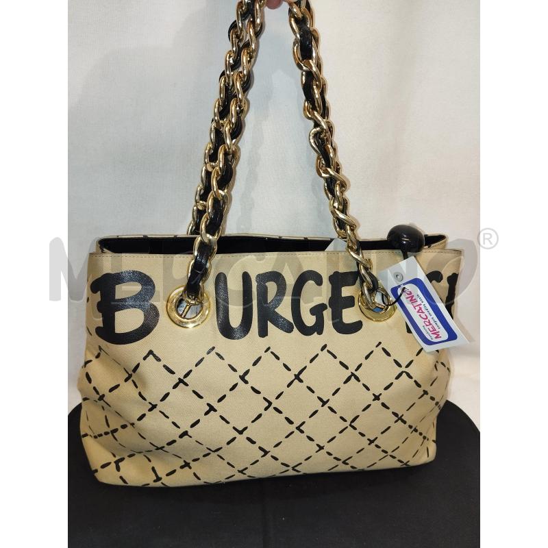 BORSA DONNA MOSCHINO  BEIGE IN TESSUTO  | Mercatino dell'Usato Catania stazione centrale 1