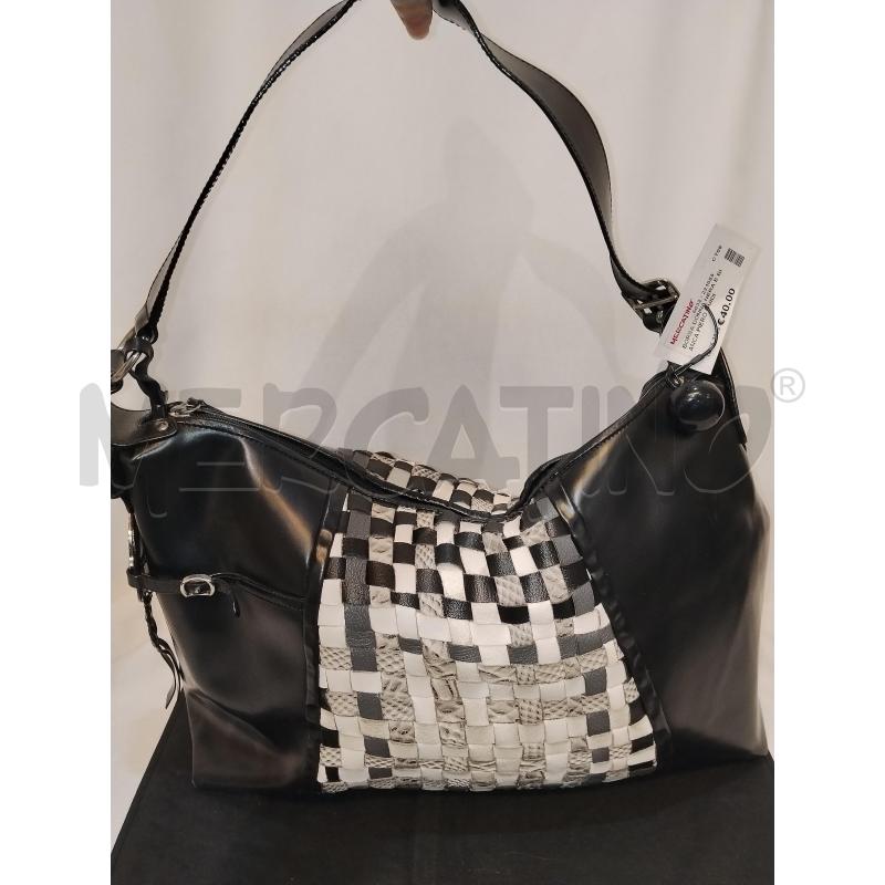 BORSA DONNA NERA E BIANCA PIERO GUIDI  | Mercatino dell'Usato Catania stazione centrale 1