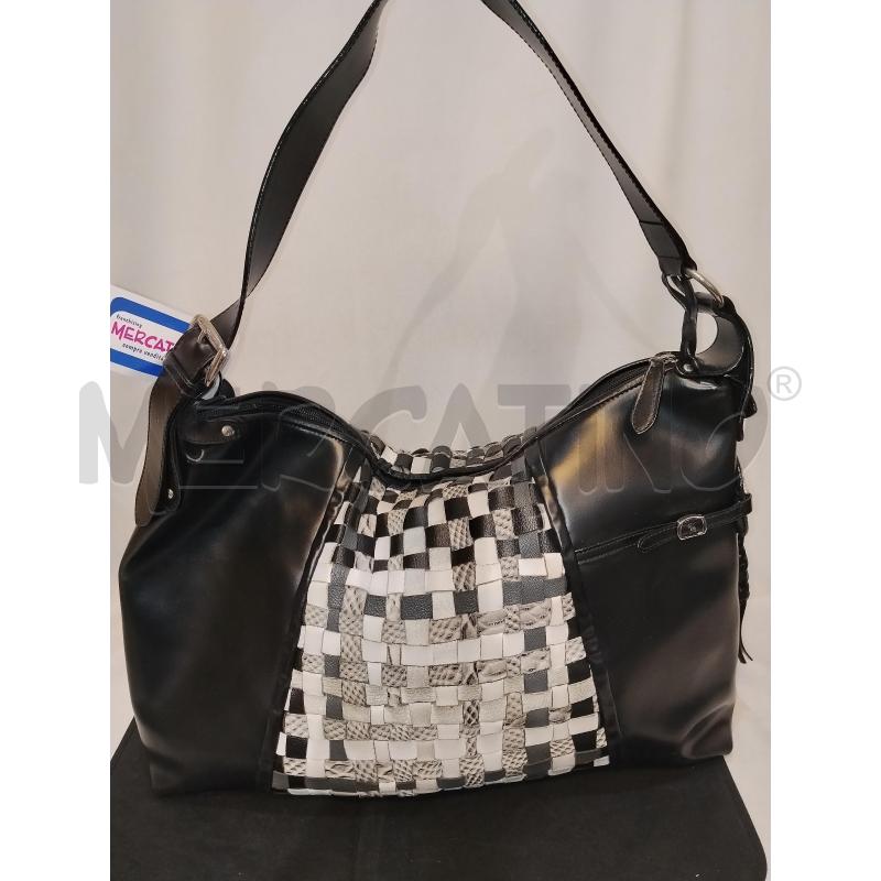 BORSA DONNA NERA E BIANCA PIERO GUIDI  | Mercatino dell'Usato Catania stazione centrale 3