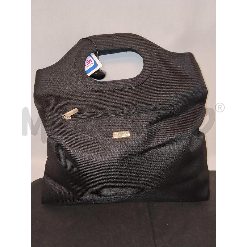 BORSA DONNA NERA MARELLA  IN TESSUTO  | Mercatino dell'Usato Catania stazione centrale 1
