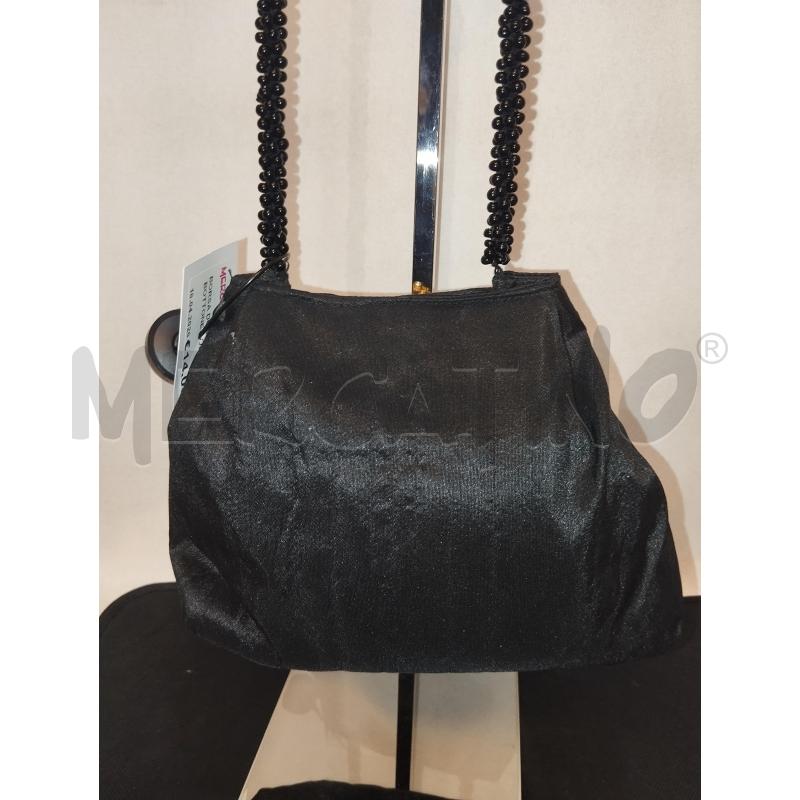 BORSA DONNA NERA  CON BOTTONE DORATO  | Mercatino dell'Usato Catania stazione centrale 3