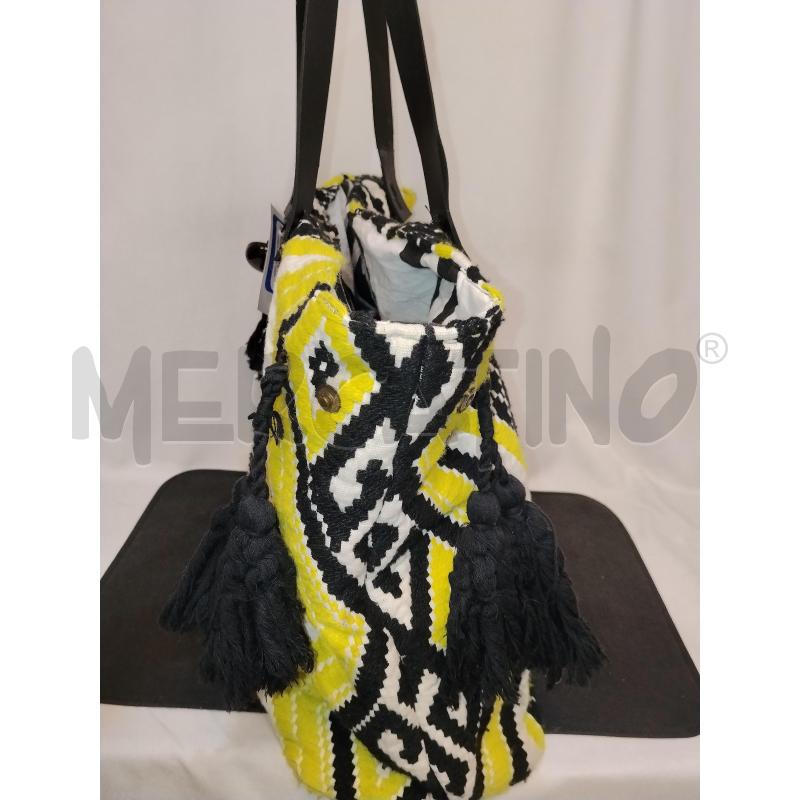 BORSA DONNA PARFOIS NERA A FANTASIA | Mercatino dell'Usato Catania stazione centrale 2