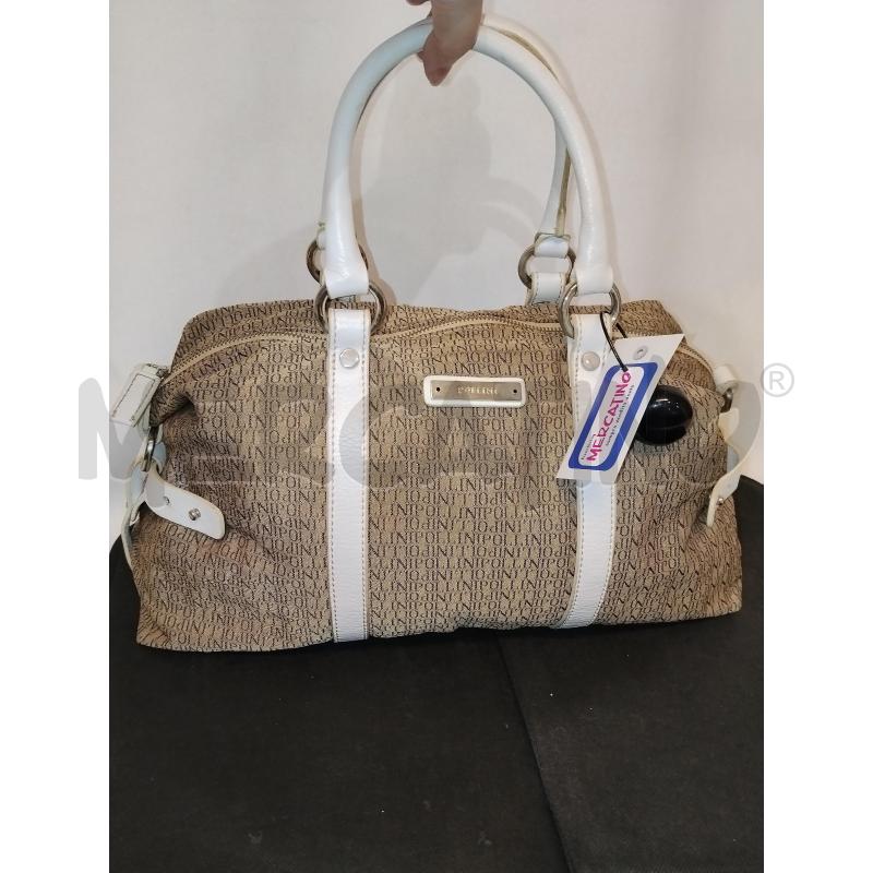 BORSA DONNA POLLINI CON MANICI BIANCHI | Mercatino dell'Usato Catania stazione centrale 1