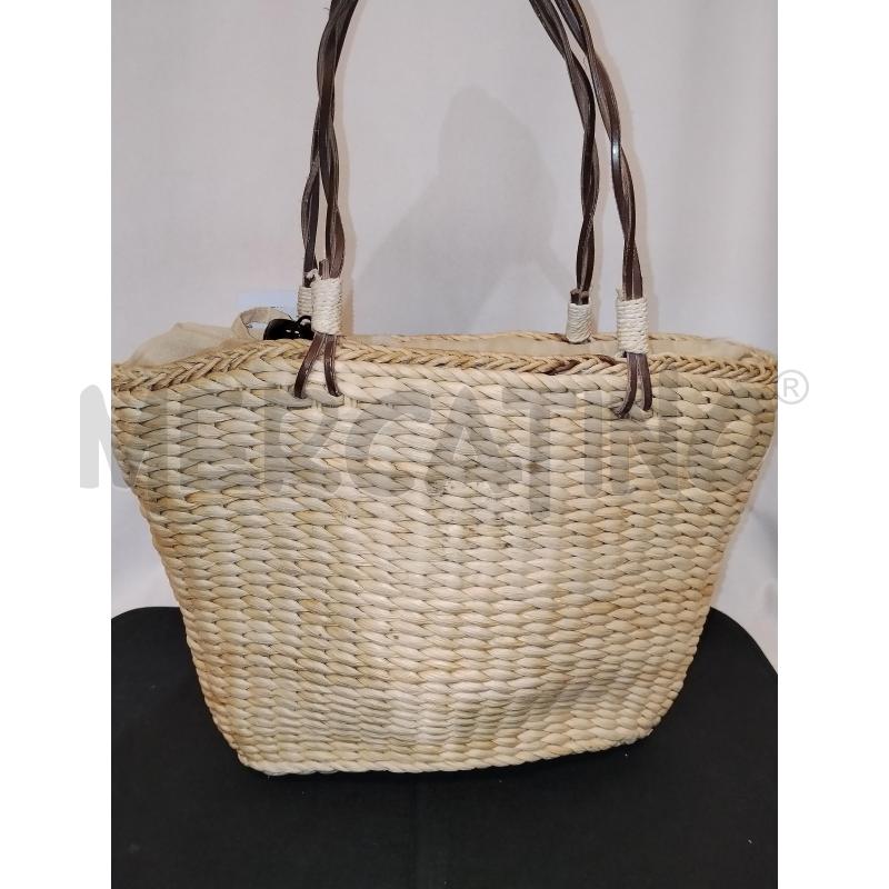 BORSA DONNA RAFFIA CON CONCHIGLIA | Mercatino dell'Usato Catania stazione centrale 3