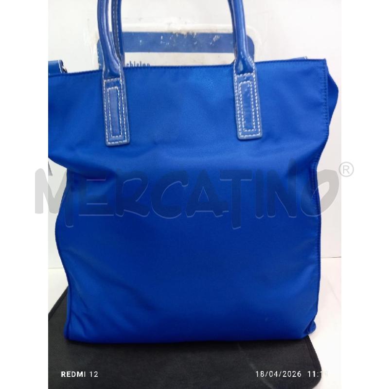 BORSA DONNA ROCCO BAROCCO CON TRACOLLA BLU ELETTRICO | Mercatino dell'Usato Catania stazione centrale 2
