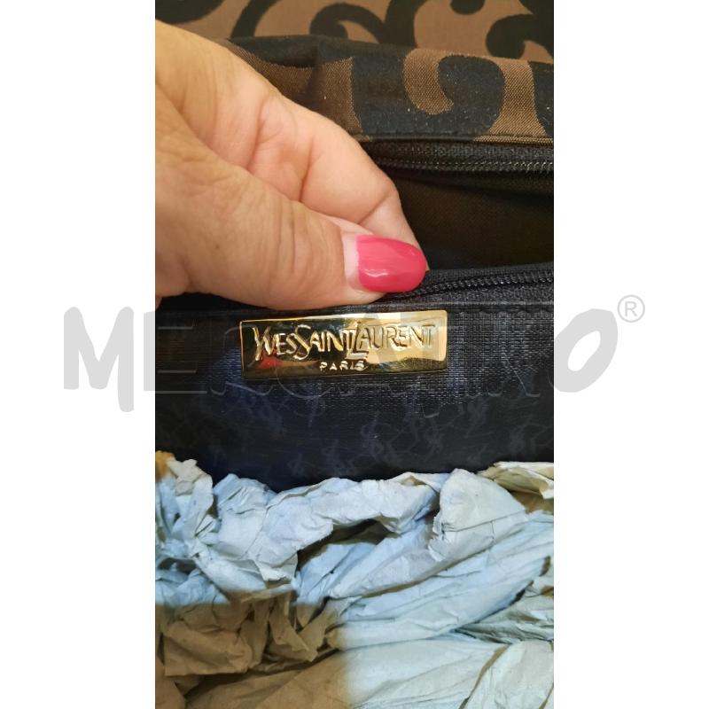 BORSA DONNA SAINT LAURENTMARRONE E NERA | Mercatino dell'Usato Catania stazione centrale 5