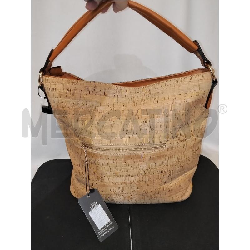 BORSA DONNA SUGHERO CON TRACOLLA | Mercatino dell'Usato Catania stazione centrale 3