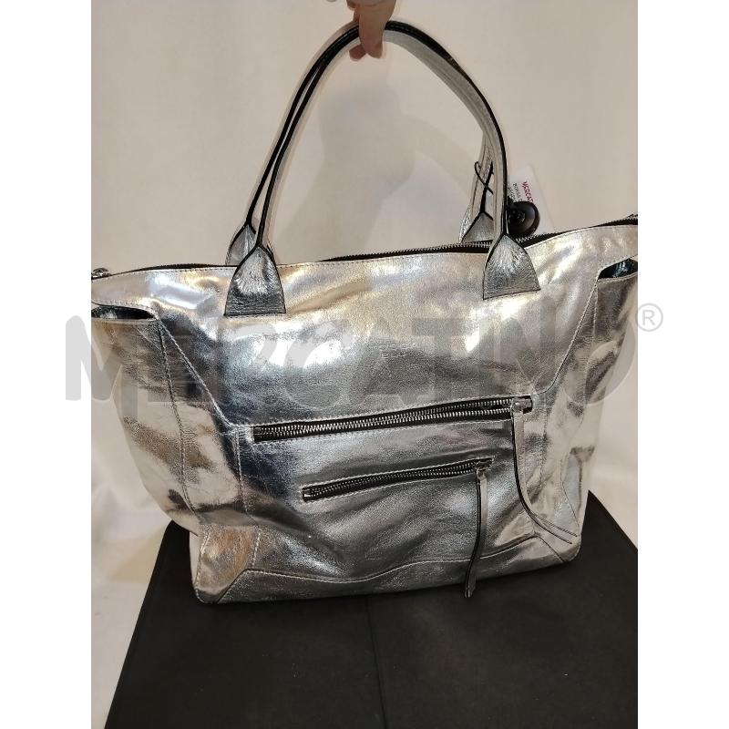 BORSA DONNA TOSCA BLU ARGENTATA  | Mercatino dell'Usato Catania stazione centrale 1