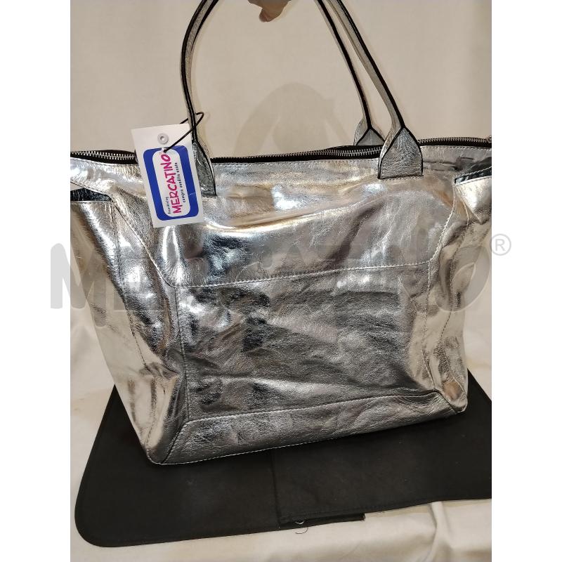 BORSA DONNA TOSCA BLU ARGENTATA  | Mercatino dell'Usato Catania stazione centrale 3