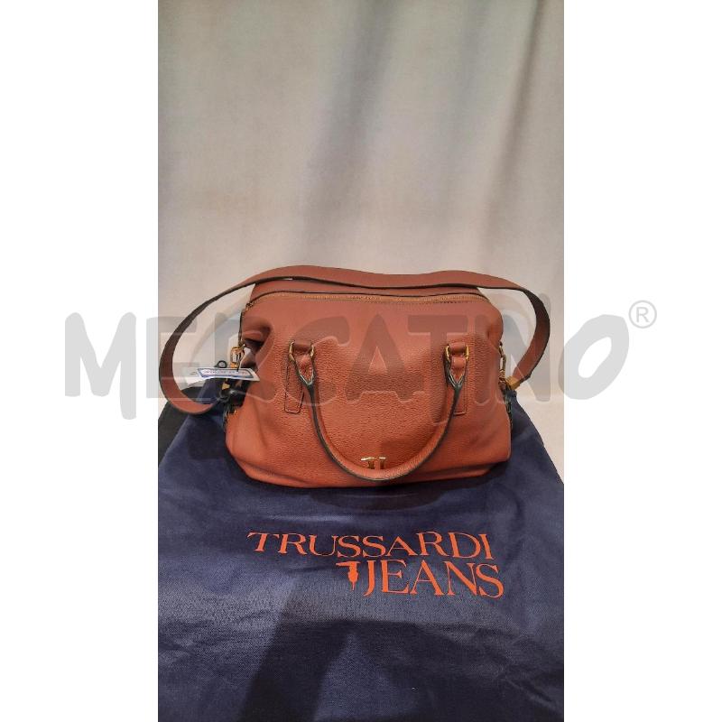 BORSA DONNA TRUSSARDI MARRONE  | Mercatino dell'Usato Catania stazione centrale 1