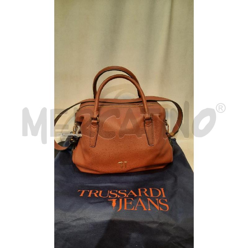 BORSA DONNA TRUSSARDI MARRONE  | Mercatino dell'Usato Catania stazione centrale 2