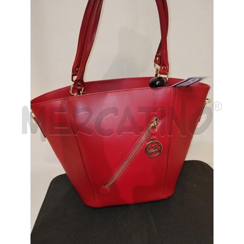 BORSA DONNA YES ZEE BORDEAUX  | Mercatino dell'Usato Catania stazione centrale 3