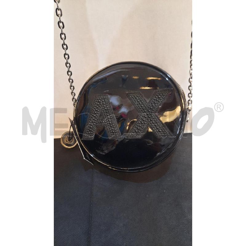 BORSA DONNA  ARMANI VERNICE NERA | Mercatino dell'Usato Catania stazione centrale 1