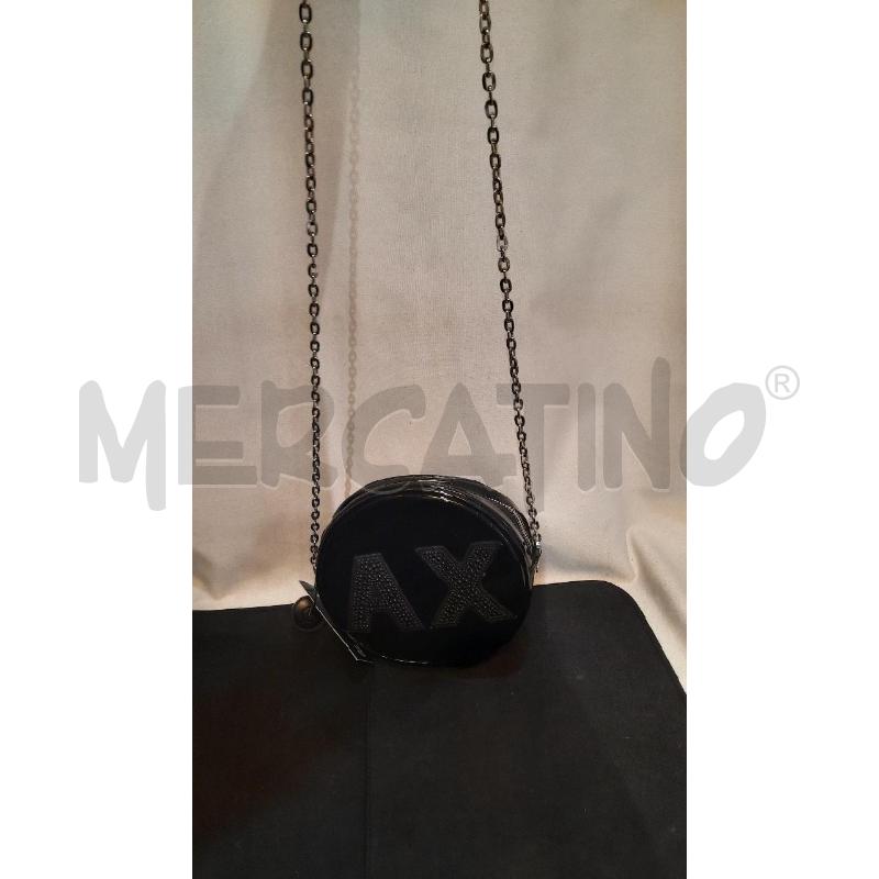 BORSA DONNA  ARMANI VERNICE NERA | Mercatino dell'Usato Catania stazione centrale 2