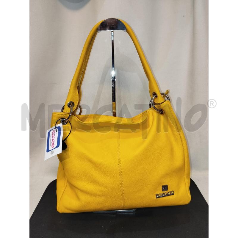 BORSA DONNA  RONCATO GIALLA  | Mercatino dell'Usato Catania stazione centrale 2