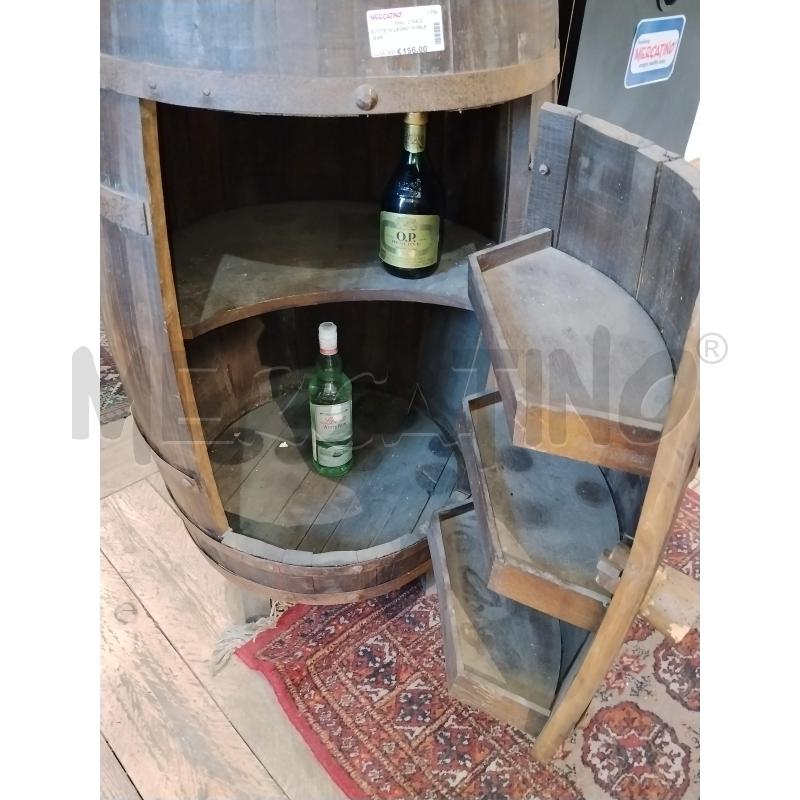 BOTTE IN LEGNO MOBILE BAR | Mercatino dell'Usato Catania stazione centrale 2
