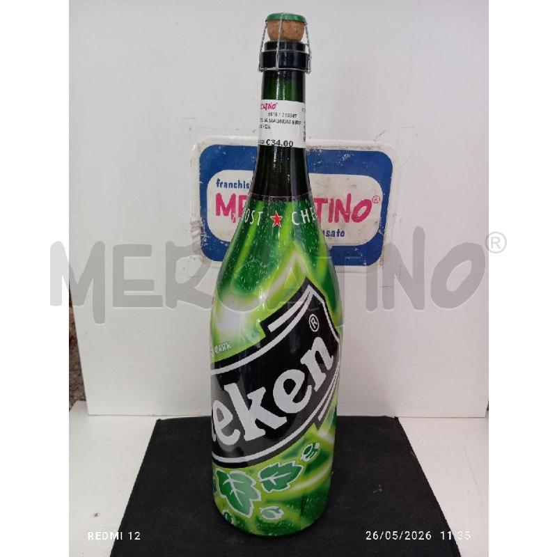 BOTTIGLIA MAGNUM BIRRA HEINEKEN | Mercatino dell'Usato Catania stazione centrale 2