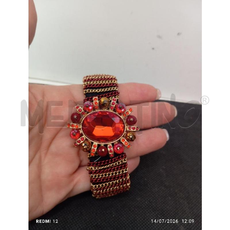 BRACCIALE DORATO E BORDEAUX  | Mercatino dell'Usato Catania stazione centrale 1