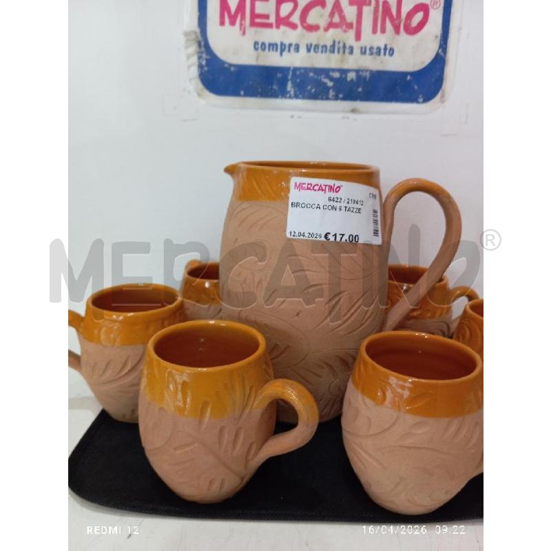 BROCCA CON 6 TAZZE  | Mercatino dell'Usato Catania stazione centrale 3