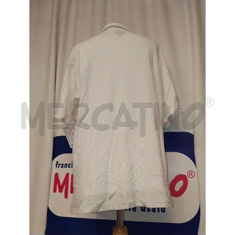 CAMICIA A POLO UOMO CALVIN KLEINE BIANCA | Mercatino dell'Usato Catania stazione centrale 3