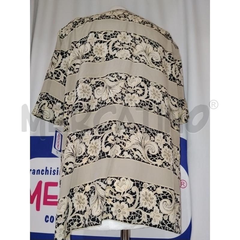 CAMICIA DONNA BEIGE A FANTASIA  | Mercatino dell'Usato Catania stazione centrale 3