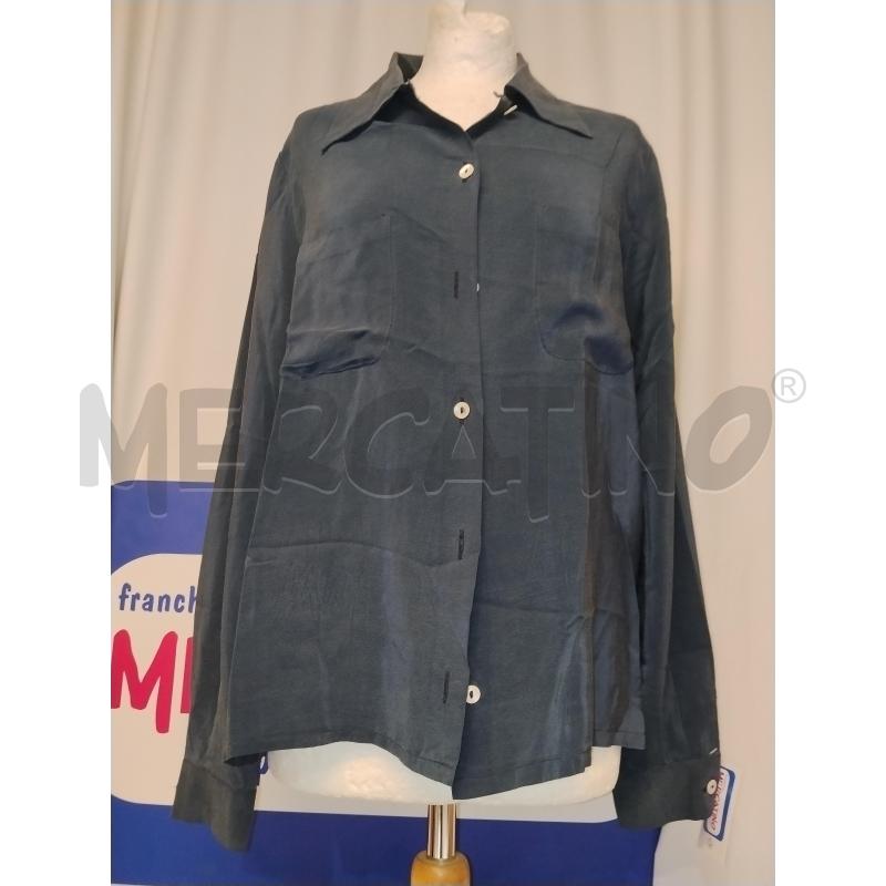 CAMICIA DONNA BLU IN SETA  | Mercatino dell'Usato Catania stazione centrale 1