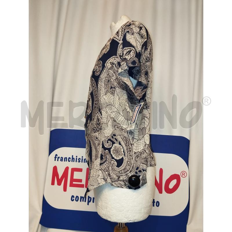 CAMICIA DONNA CENTRAL GALLERY BLU A FANTASIA | Mercatino dell'Usato Catania stazione centrale 2