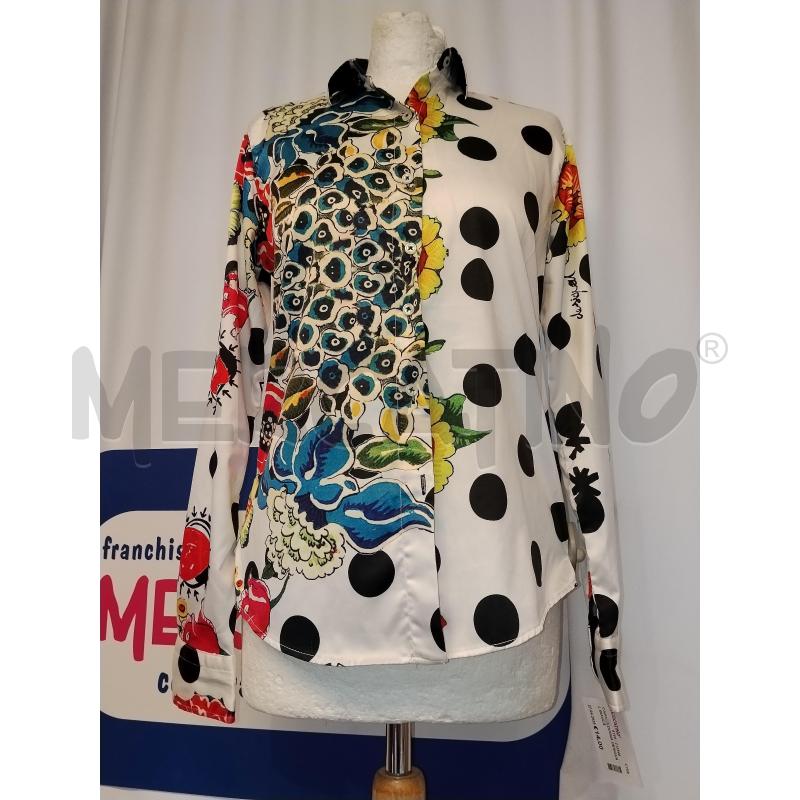 CAMICIA DONNA DESIGUAL BIANCA  | Mercatino dell'Usato Catania stazione centrale 1