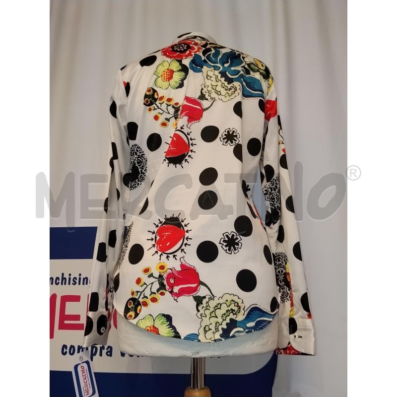 CAMICIA DONNA DESIGUAL BIANCA  | Mercatino dell'Usato Catania stazione centrale 3
