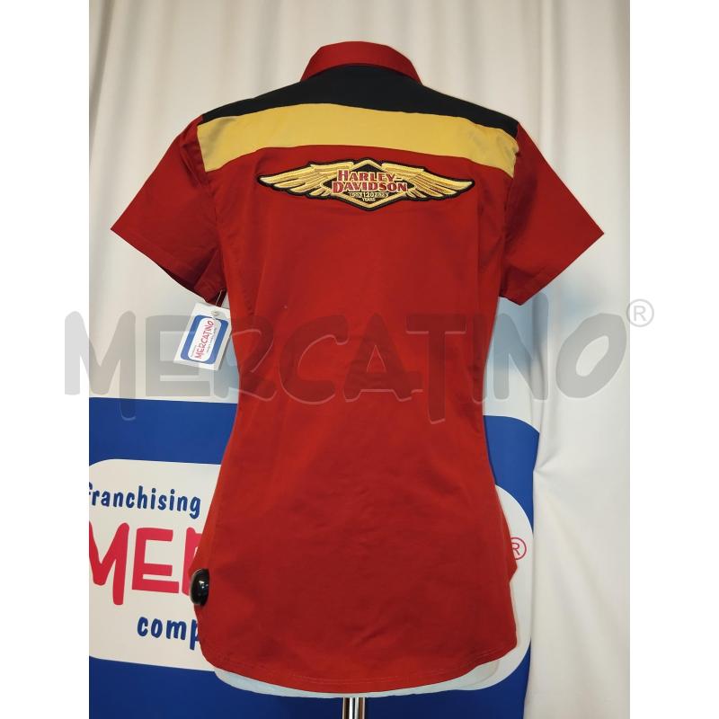 CAMICIA DONNA HARLEY DAVIDSON BORDEAUX | Mercatino dell'Usato Catania stazione centrale 3