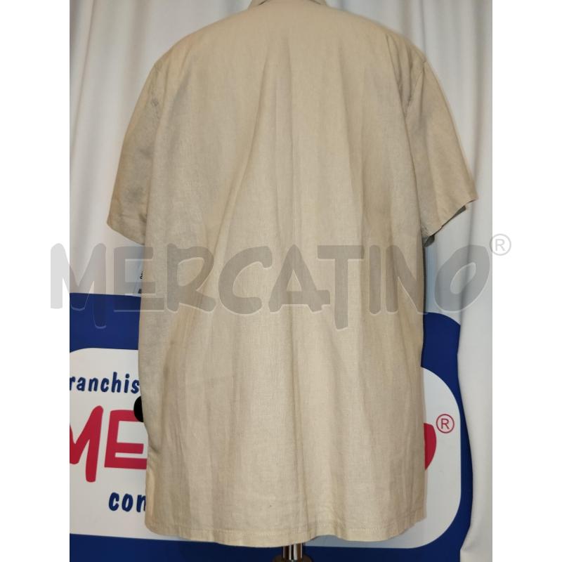 CAMICIA DONNA LINO E COTONE BEIGE | Mercatino dell'Usato Catania stazione centrale 3