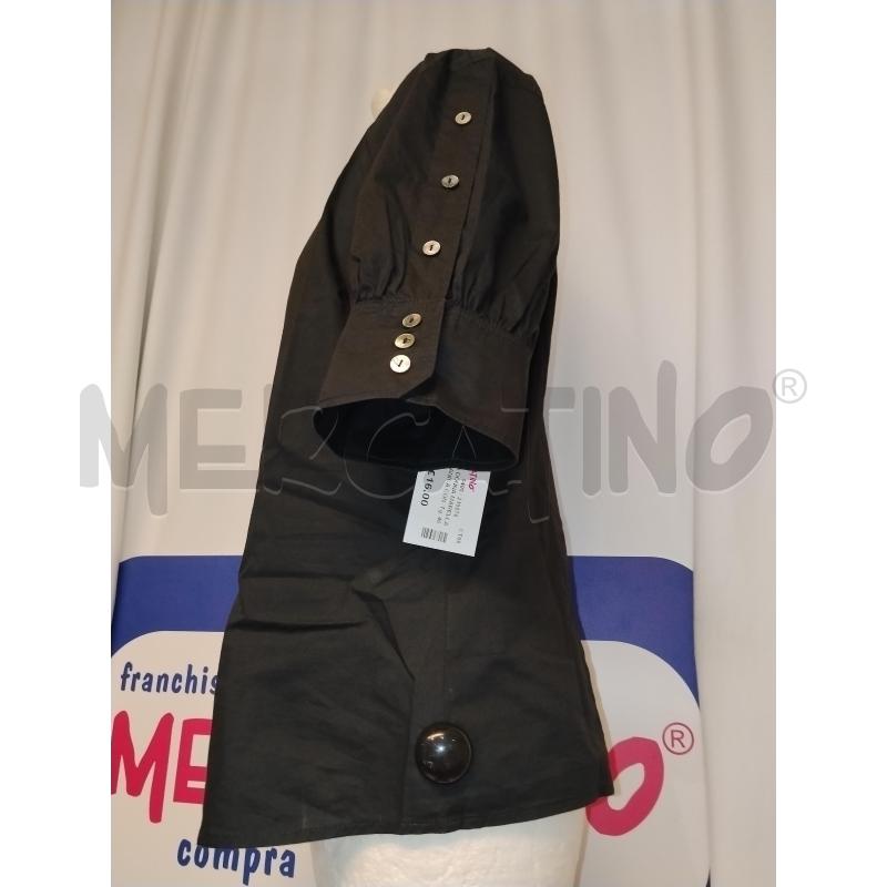 CAMICIA DONNA MARELLA NERA MANICA CON BOTTONI | Mercatino dell'Usato Catania stazione centrale 2