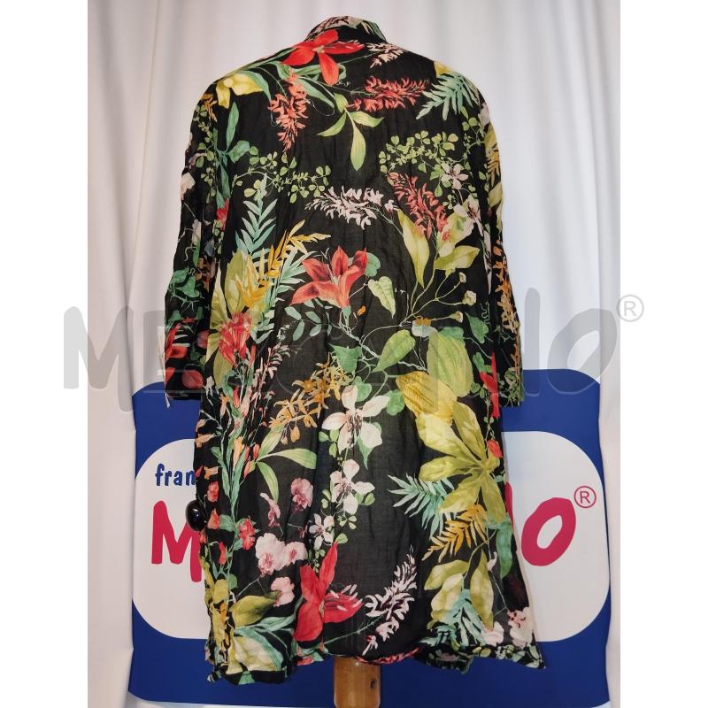 CAMICIA DONNA OLTRE NERA A FIORI  | Mercatino dell'Usato Catania stazione centrale 3