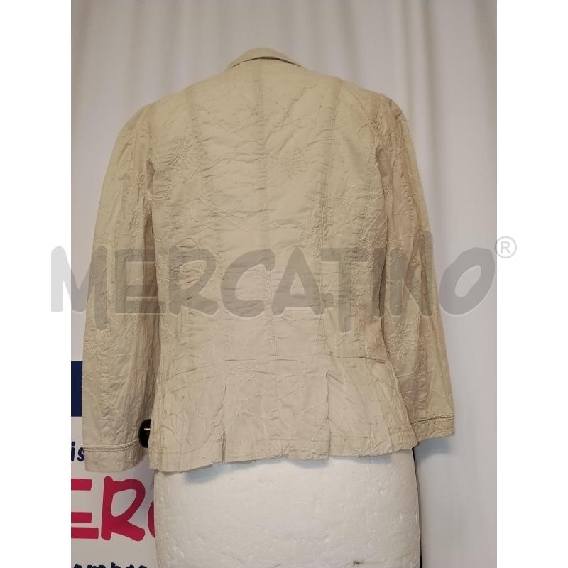 CAMICIA DONNA PROMOD BEIGE RICAMATA | Mercatino dell'Usato Catania stazione centrale 3