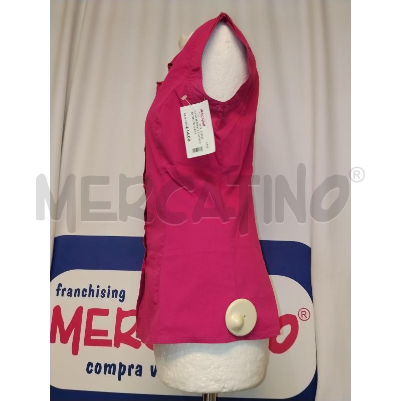 CAMICIA DONNA SMANICATA FUCSIA GUESS  | Mercatino dell'Usato Catania stazione centrale 2