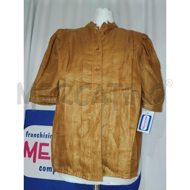 CAMICIA DONNA TOUCHE MARRONE  | Mercatino dell'Usato Catania stazione centrale 1