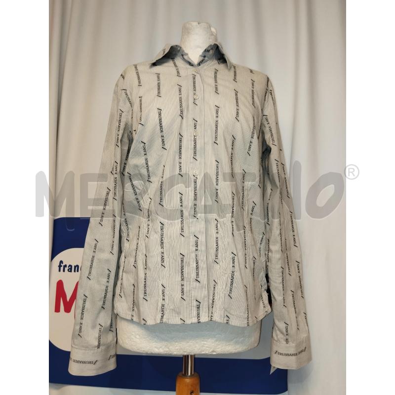 CAMICIA DONNA TRUSSARDI  GRIGIA | Mercatino dell'Usato Catania stazione centrale 1