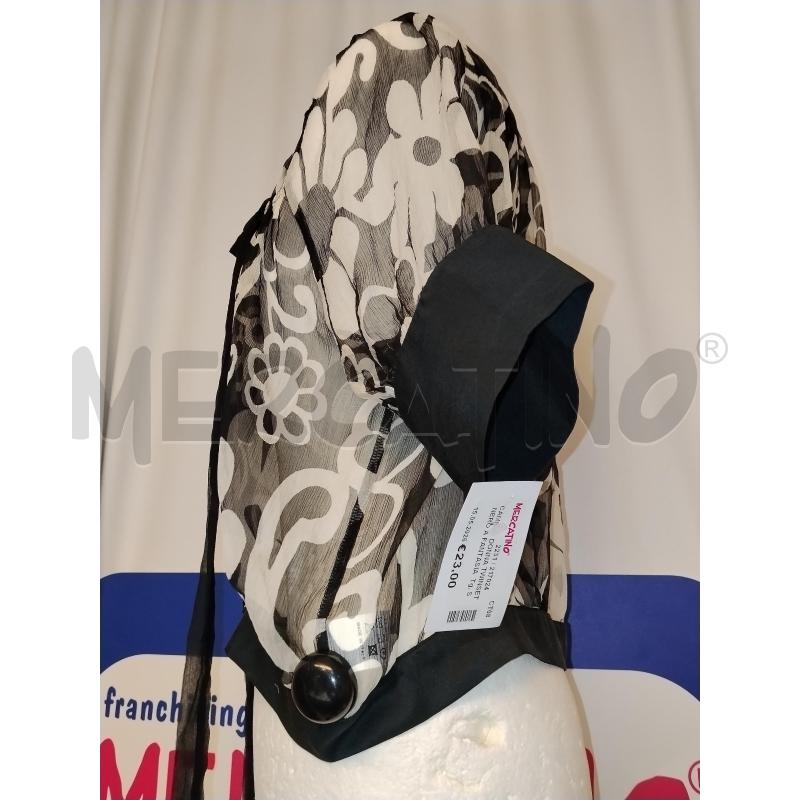 CAMICIA DONNA TWINSET NERO A FANTASIA BIANO IN SETA | Mercatino dell'Usato Catania stazione centrale 2
