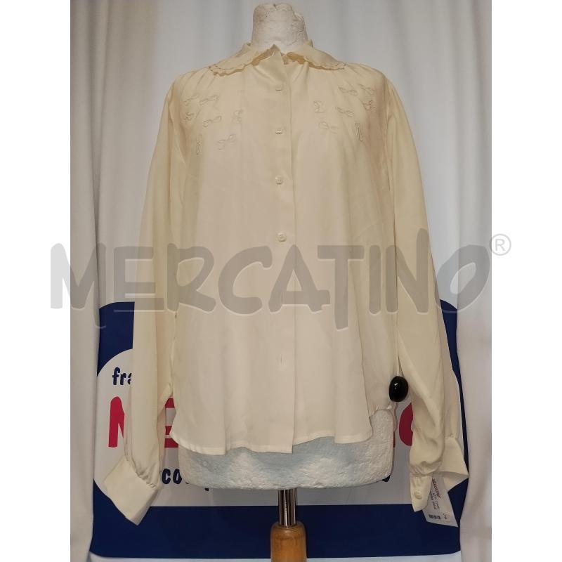 CAMICIA DONNA  BEIGE IN SETA  | Mercatino dell'Usato Catania stazione centrale 1