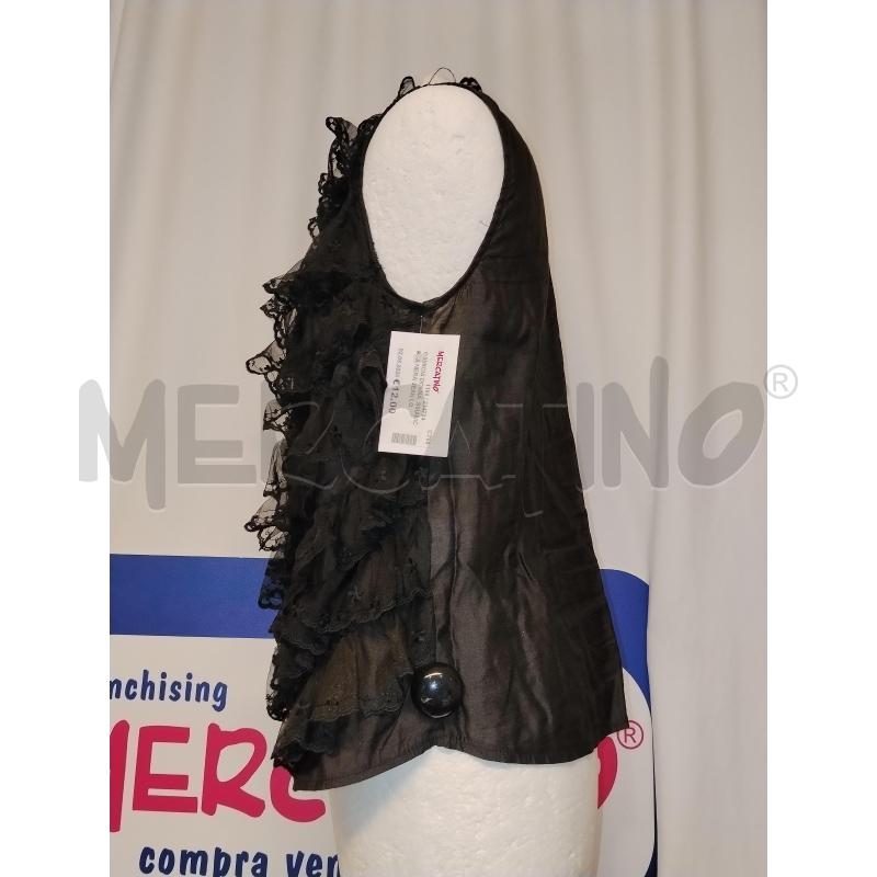 CAMICIA DONNA  SMANICATA NERA JEAN LOUIS  | Mercatino dell'Usato Catania stazione centrale 2