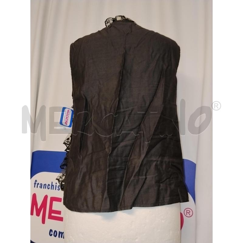 CAMICIA DONNA  SMANICATA NERA JEAN LOUIS  | Mercatino dell'Usato Catania stazione centrale 3