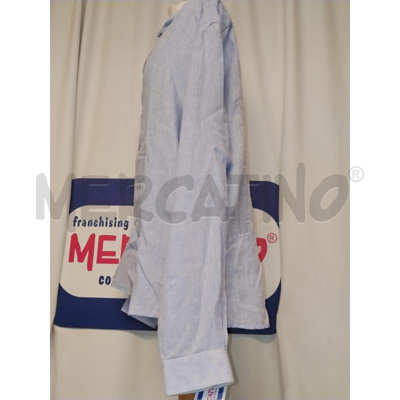 CAMICIA UOMO ALAN WILSON  AZZURRA  | Mercatino dell'Usato Catania stazione centrale 2