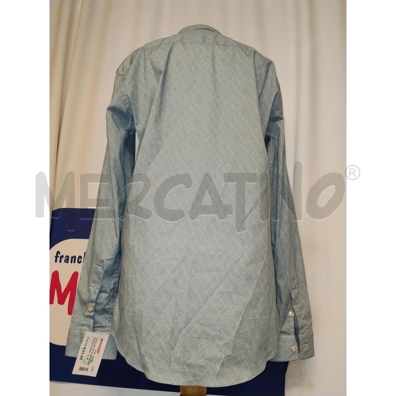 CAMICIA UOMO BIKKEMBERGS AZZURRA | Mercatino dell'Usato Catania stazione centrale 3