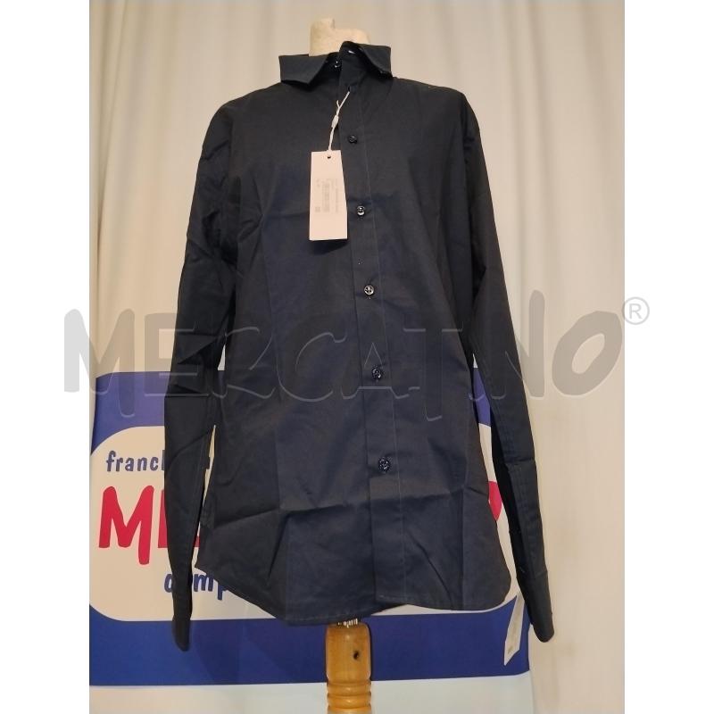 CAMICIA UOMO BIKKEMBERGS BLU  | Mercatino dell'Usato Catania stazione centrale 1