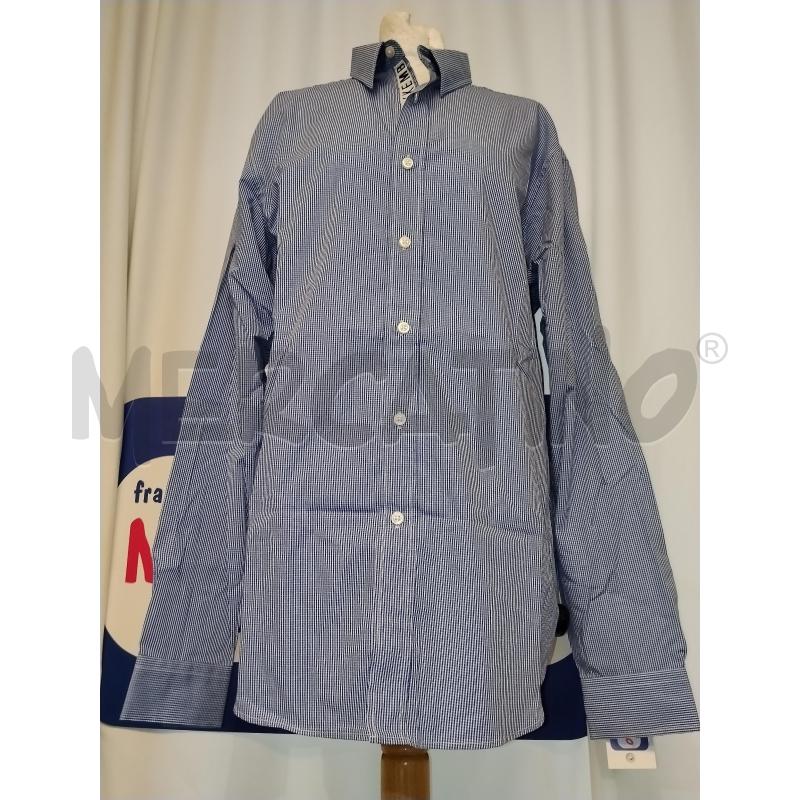 CAMICIA UOMO BIKKEMBERGS BLU QUADRETTI | Mercatino dell'Usato Catania stazione centrale 1