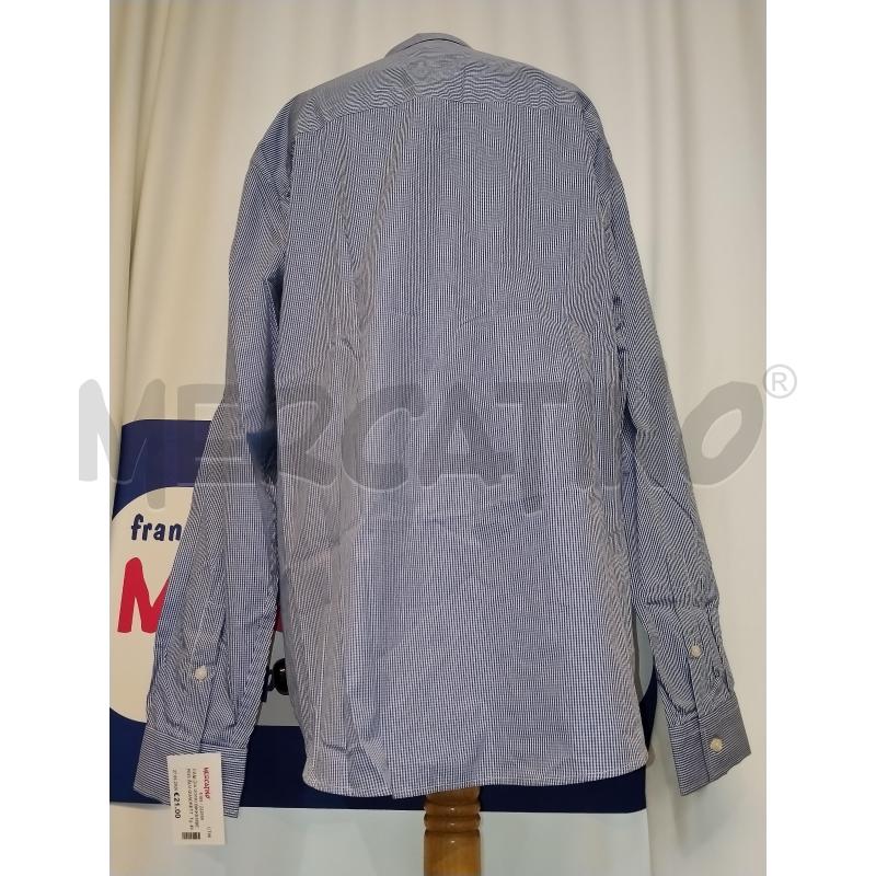 CAMICIA UOMO BIKKEMBERGS BLU QUADRETTI | Mercatino dell'Usato Catania stazione centrale 3