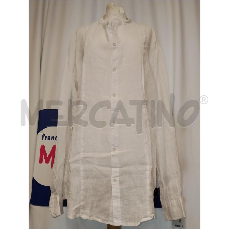 CAMICIA UOMO GAUDI LINO BIANCO | Mercatino dell'Usato Catania stazione centrale 1