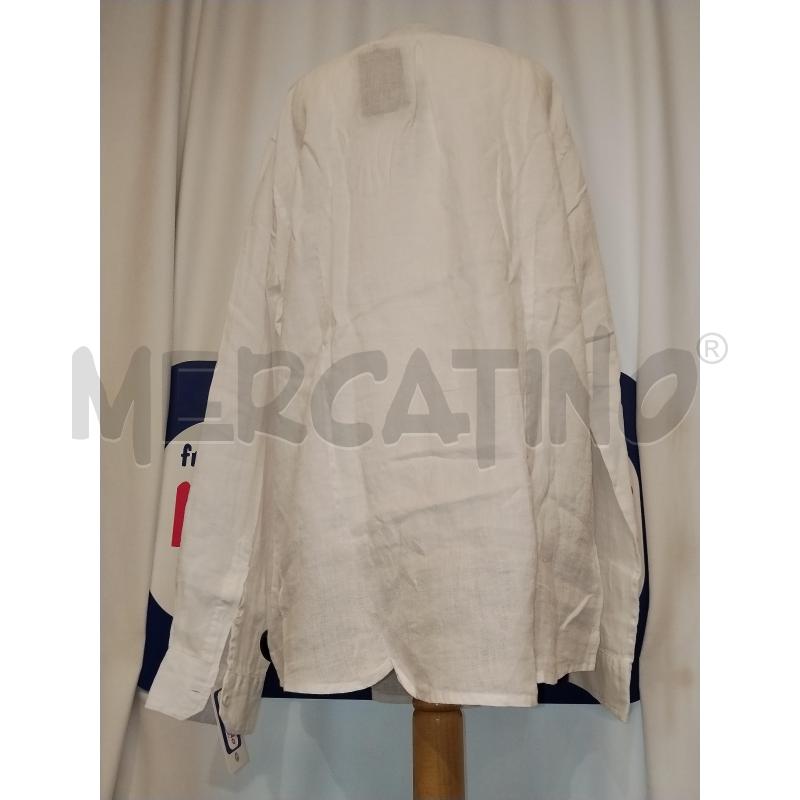 CAMICIA UOMO GAUDI LINO BIANCO | Mercatino dell'Usato Catania stazione centrale 3