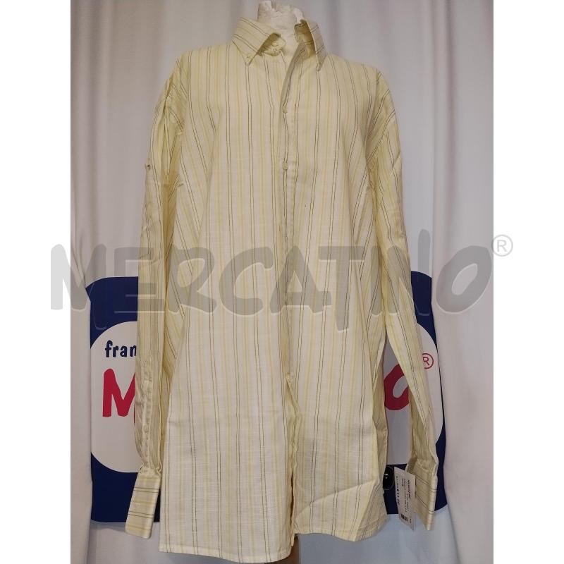 CAMICIA UOMO GIALLA A RIGHE  | Mercatino dell'Usato Catania stazione centrale 1