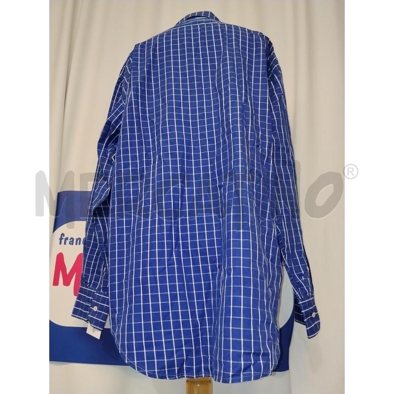 CAMICIA UOMO ISLAND BLU E BIANCA A QUADRI | Mercatino dell'Usato Catania stazione centrale 3